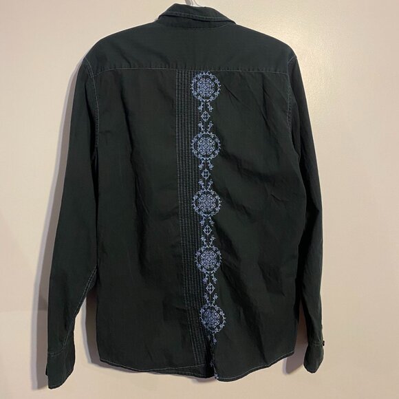 Guess Dress Shirt Embroidered TAGGED M - Picture 4 of 5